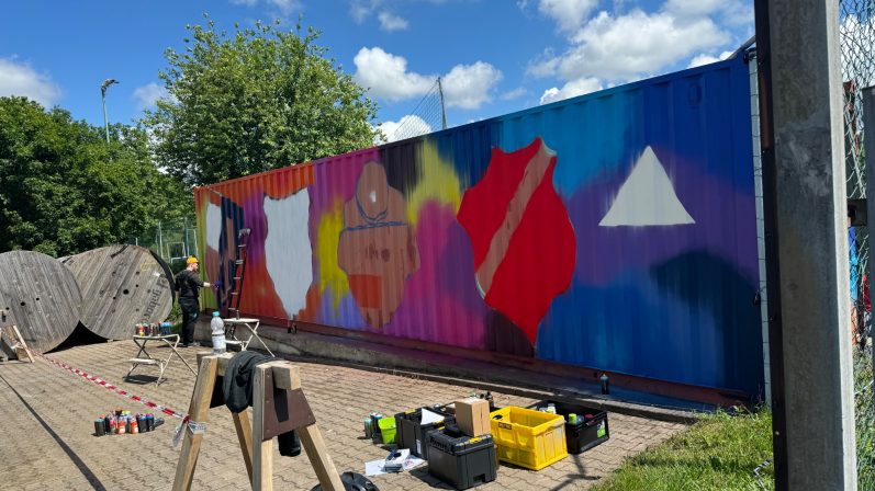 Container-Graffiti-Projekt (© W.Hanske) Container-Graffiti-Projekt (© W.Hanske)